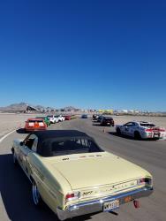 Photo of Jacobs at grid for the Falken Tire Hot Lap Challenge